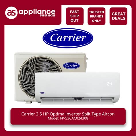 Carrier Split type inverter aircon .